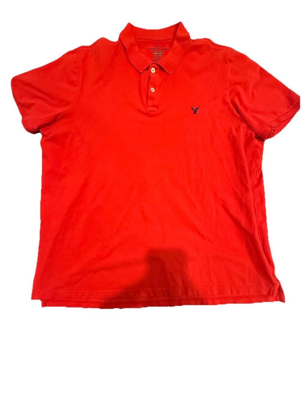 American Eagle Core Flex Polo Shirt Red Men’s XXL Short Sleeve Casual Golf